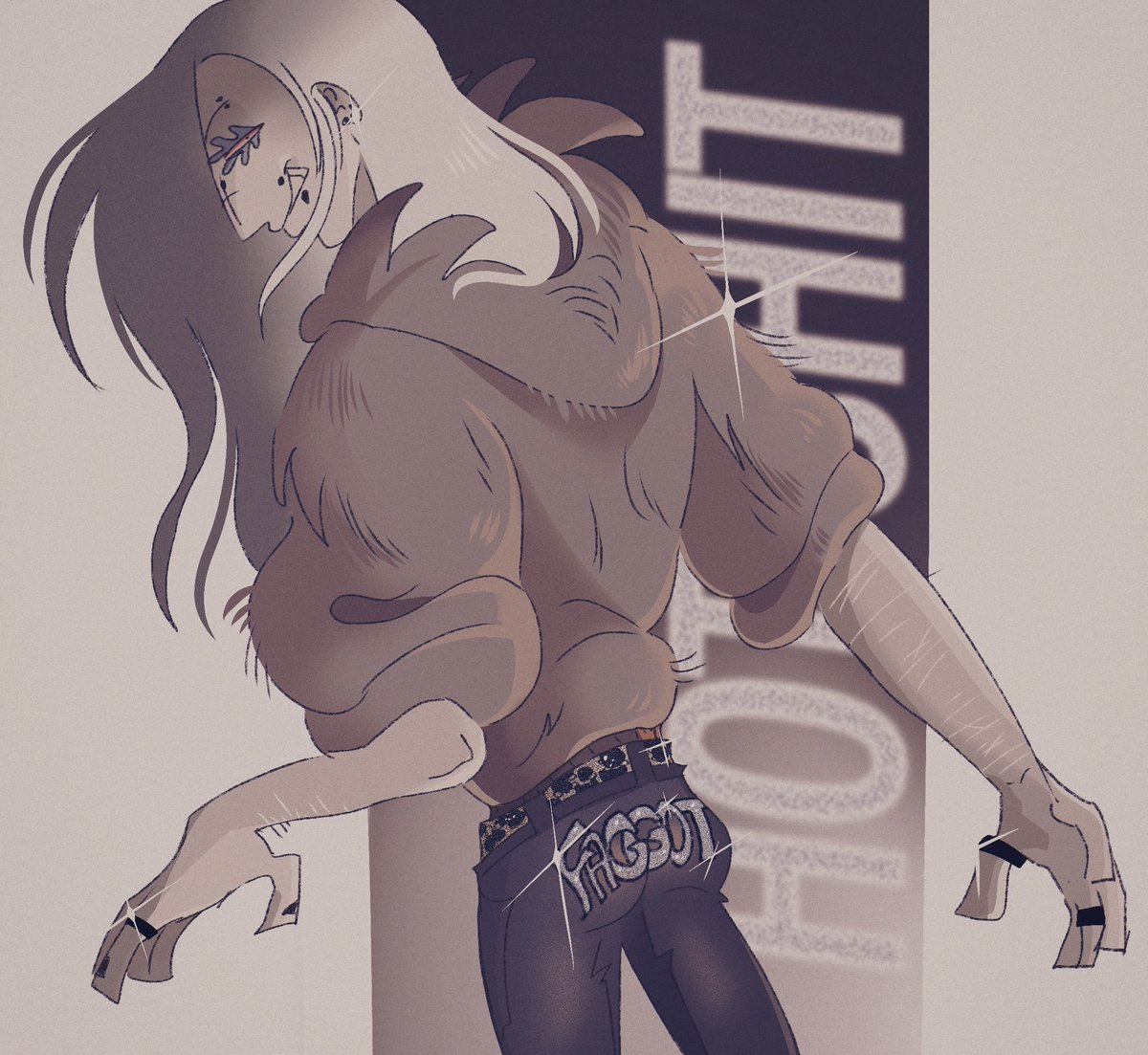 OniHound's tweet image. Look at midas look at him 
#oc #ocart
