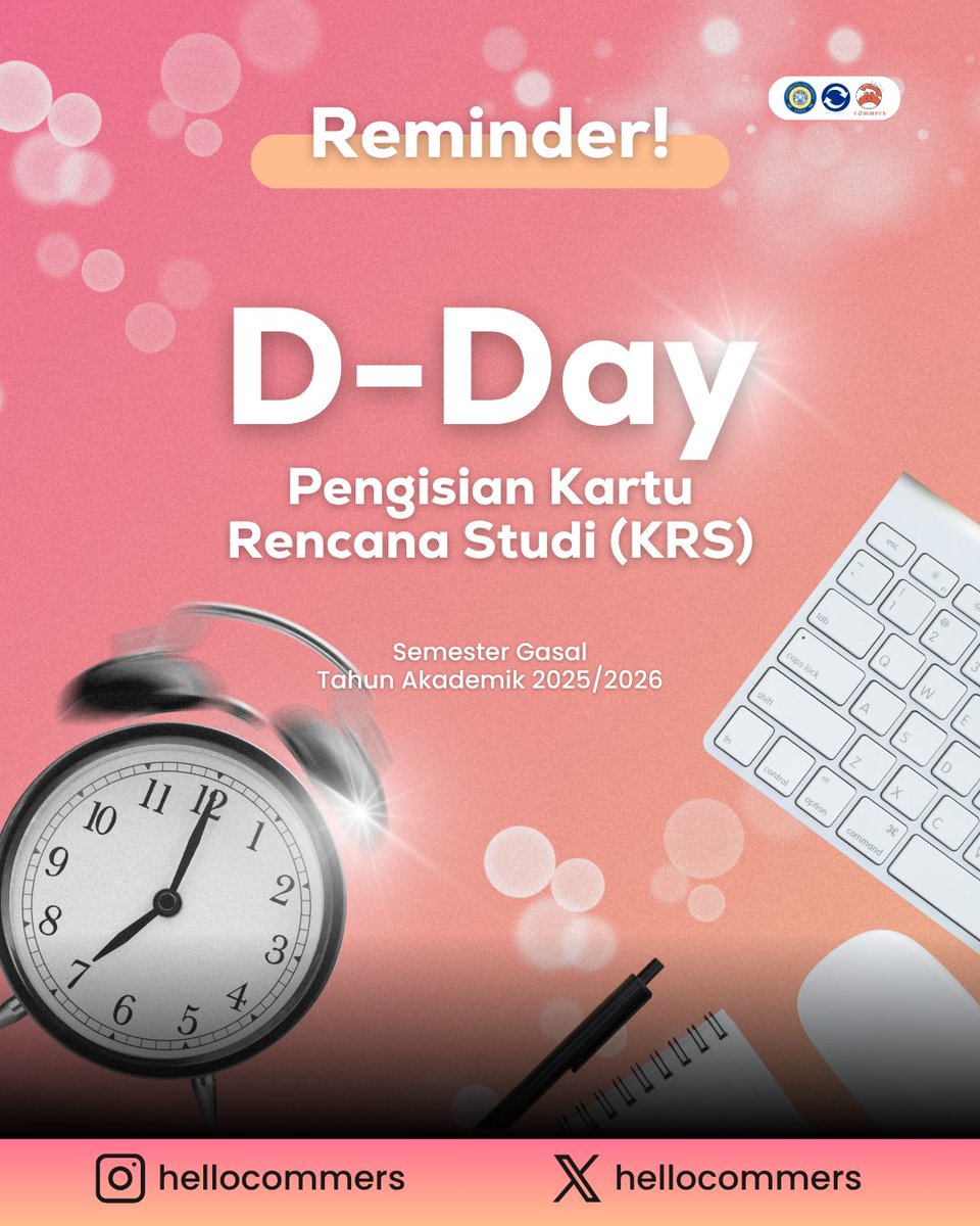IT'S THE DAY‼️
Jangan lupa untuk stand by krs ya guyss 🧐