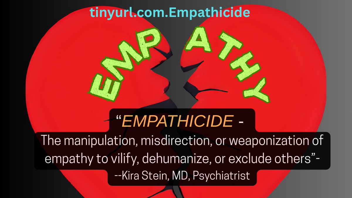Jewish Faculty at UCLA🇮🇱🇺🇸🎗️ (@jfrgatucla) on Twitter photo 💔 Psychiatrist and founder of the Jewish Faculty Resilience Group <a href="/JFrgatUCLA/">Jewish Faculty at UCLA🇮🇱🇺🇸🎗️</a> Dr. Kira Stein breaks down how empathy is being twisted to justify hate, including antisemitism—and why we must name it: empathicide.
👉 Read. Comment. Share. It needs to be heard.
🔗 💔 Psychiatrist and founder of the Jewish Faculty Resilience Group <a href="/JFrgatUCLA/">Jewish Faculty at UCLA🇮🇱🇺🇸🎗️</a> Dr. Kira Stein breaks down how empathy is being twisted to justify hate, including antisemitism—and why we must name it: empathicide.
👉 Read. Comment. Share. It needs to be heard.
🔗