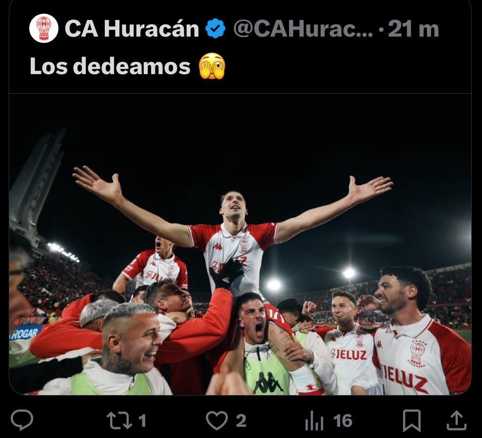 tpmc210_'s tweet image. JAJSJAJJAJAJAJJA MIRÁ LO QUE PUBLICA HURACÁN NO PUEDE SER QUE LO HAYAN BORRADO