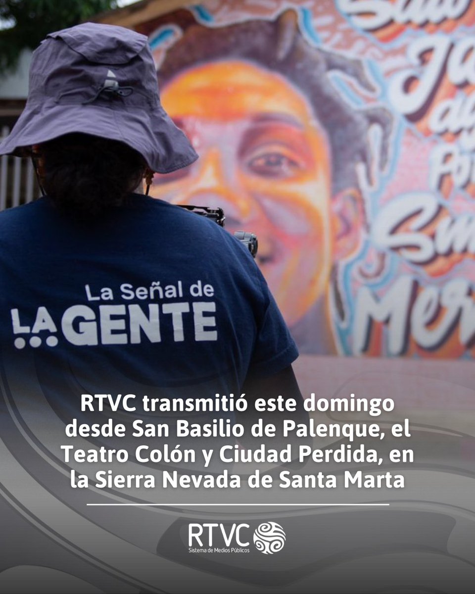 RTVCco's tweet image. 📡 ¡Domingo de grandes transmisiones para la radio y la televisión pública de Colombia!
✊🏽 @RTVCnoticias transmitió en vivo desde Ciudad Perdida por primera vez en la historia de la televisión colombiana y @SenalColombia transmitió desde San Basilio Palenque, primer pueblo libre…