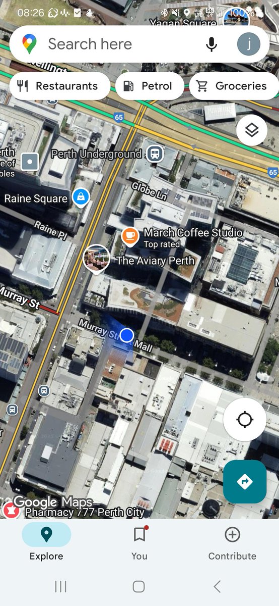 Having breakfast in Perth and that definitely sounded like a gun shot.