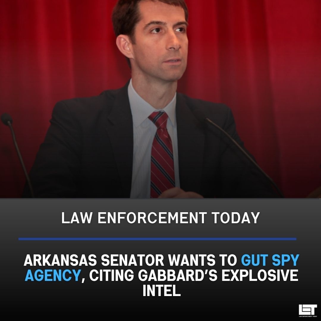 LawEnforceToday's tweet image. "Republican" Senator Tom Cotton - or Deep State crony?
#lawenforcement #news #gabbard #odni
lawenforcementtoday.com/gabbard-bill-p…
