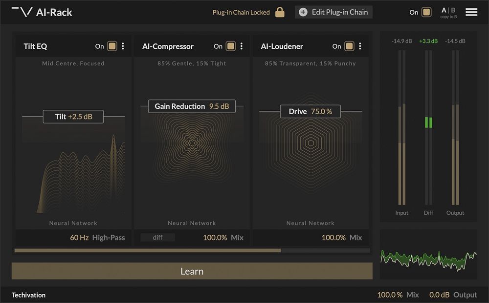 PluginDealsFeed's tweet image. Techivation has launched the AI-Rack modular channel strip plugin for Win & Mac, featuring all 5 AI-Series processors and the exclusive rack-only Tilt EQ. Introductory offer at 62% off until August 5th.
🔗 techivation.com/ai-rack/