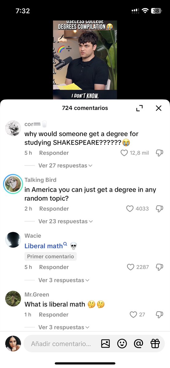 Tiktok is a sesspool of anti intelectualism because what do you MEAN YOU WOULDNT LIKE TO STUDY SHAKESPEARE???