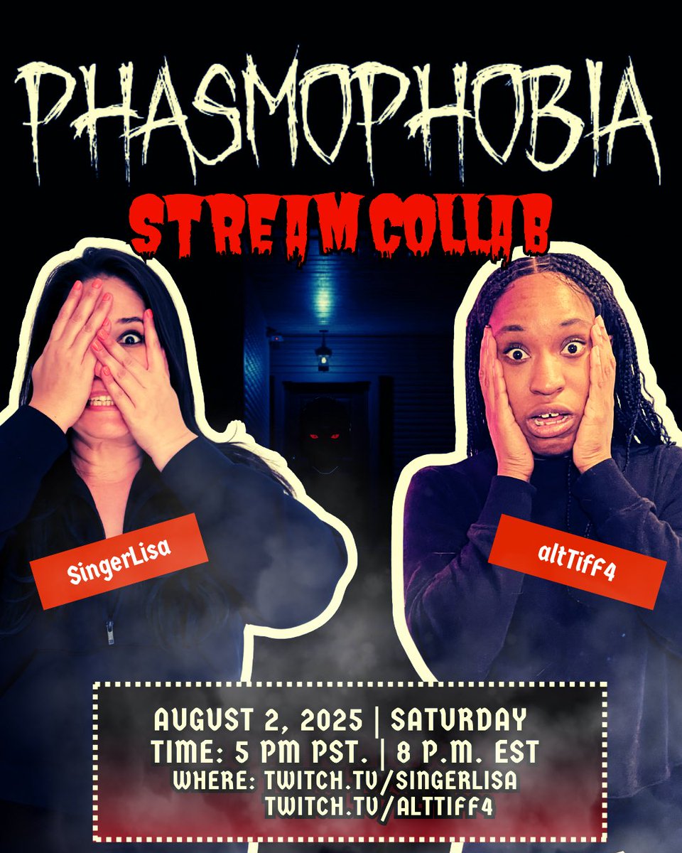 SingrLisa's tweet image. Is it even ghost hunting if you don’t leave the van? LOL 🤣 GET READY TO LAUGH AT THE BIGGEST SCAREDY CATS ON @Twitch @alttiff4 @SingrLisa