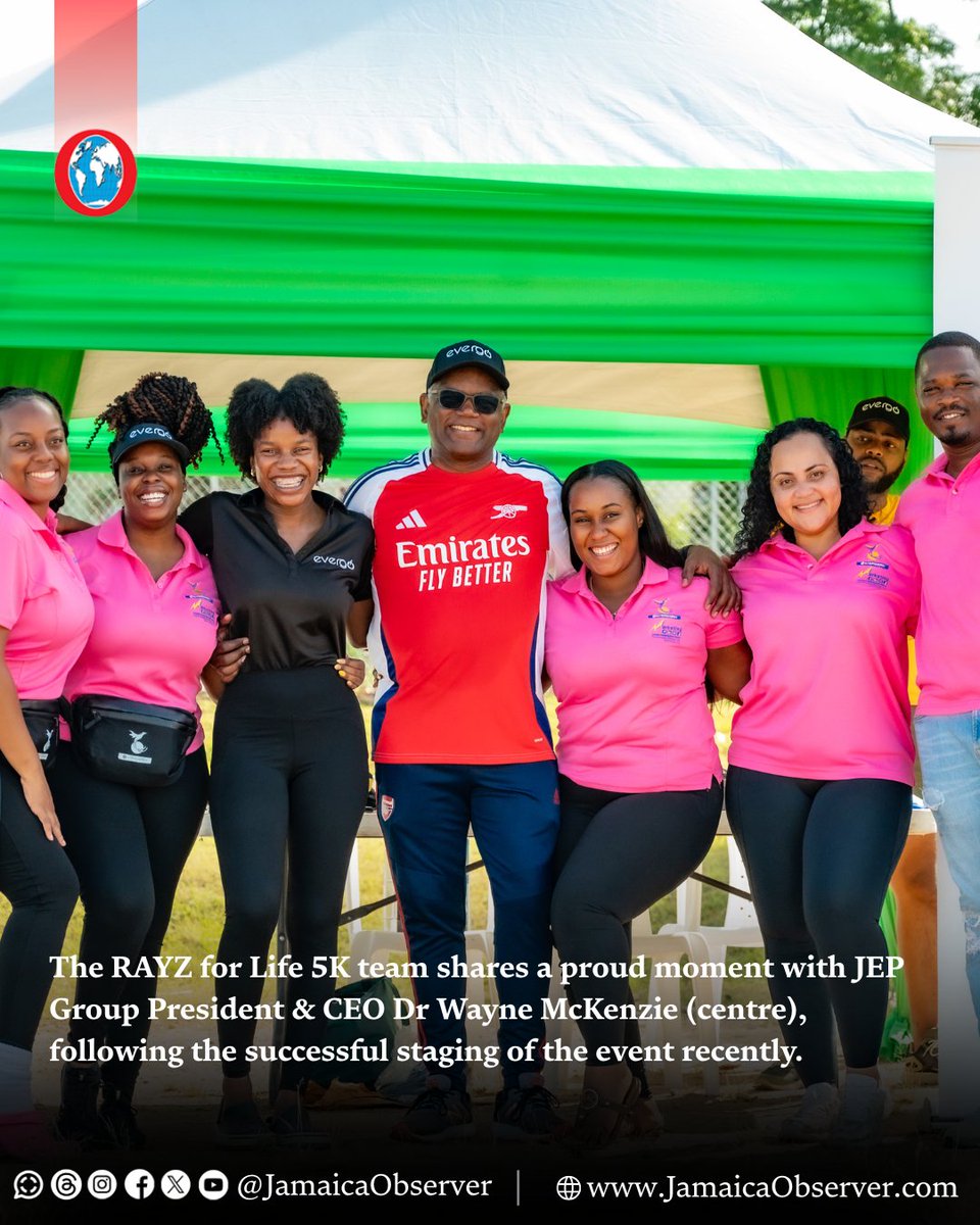 JamaicaObserver's tweet image. Exceeding its fund-raising target for this year’s staging of its charity run/walk event, RAYZ For Life 5K, Jamaica Energy Partners Group (JEP Group) has donated $2 million to Bustamante Hospital for Children to support its ongoing efforts to provide critical paediatric care.…
