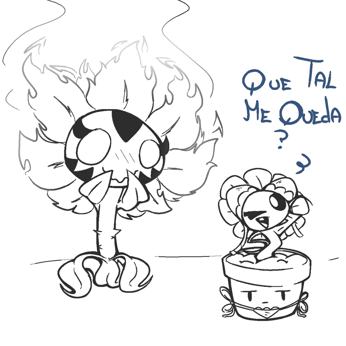 Zombie25alv's tweet image. Dibujos random 🐟
La girasol es oc de  @ElVendegrapas07