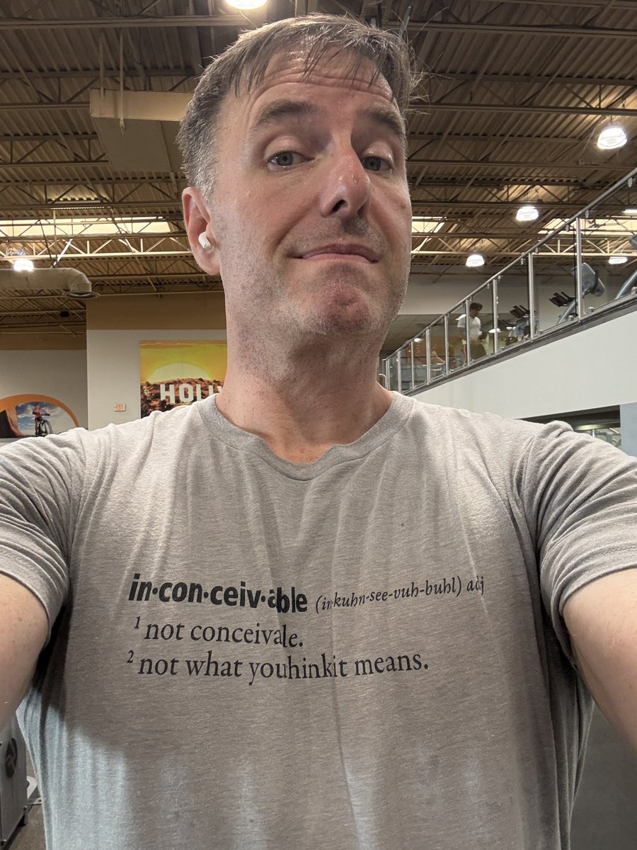 ShanghaiSix's tweet image. Nighg 938, #NightGymPlus
So @willowitcher doesn’t think I had seen “The Princess Bride”, but I told her that was: