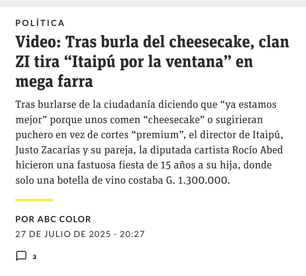 jfergo86's tweet image. VERDAD....QUE VERGUENZA.
Gracias Itaipu, Gracias Pueblo Paraguayo.