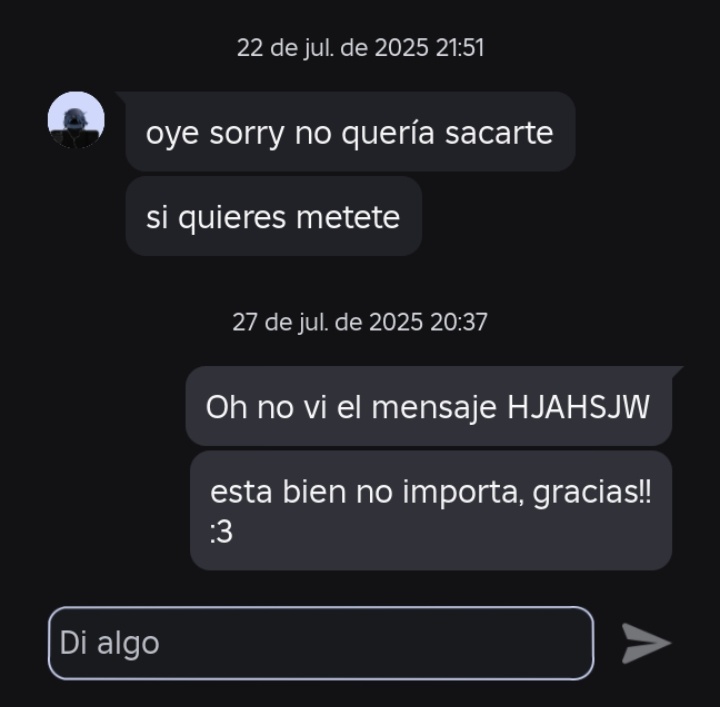 rosieobstwt's tweet image. pero q cute 😢me había sacado de su server priv ok entienfo.
