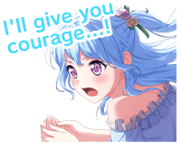 hhweveryhour's tweet image. ☆ i&apos;ll give you courage...!