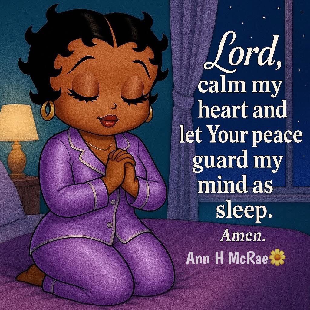 ladyg2021's tweet image. Lord, calm my heart and let Your peace guard my mind as sleep. Amen. 🙏🏽