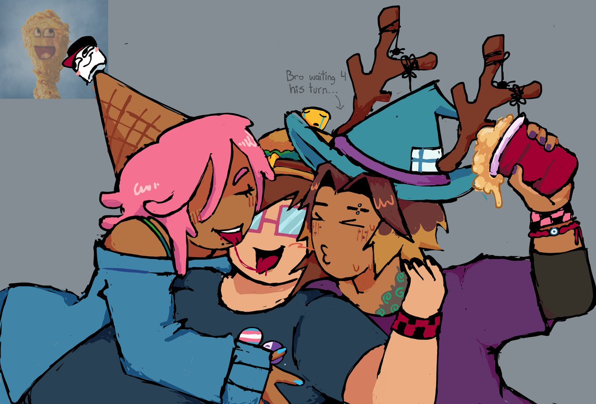 //light suggestive 
Making love for dat burger man hmm🤤