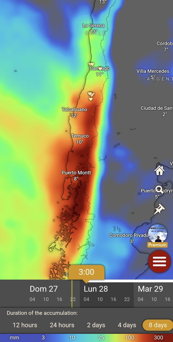 EdoWeatherman's tweet image. Actualización alarma para zona sur. 28 de julio a 2 de agosto.
Alerta para zona central. 30-31 de julio.
1. Alarma por lluvias abundantes, viento, isotetma alta e inestabilidad en zona sur.
La lluvia comienza a afectar la zona sur y este lunes será intensa en regiones de Los…