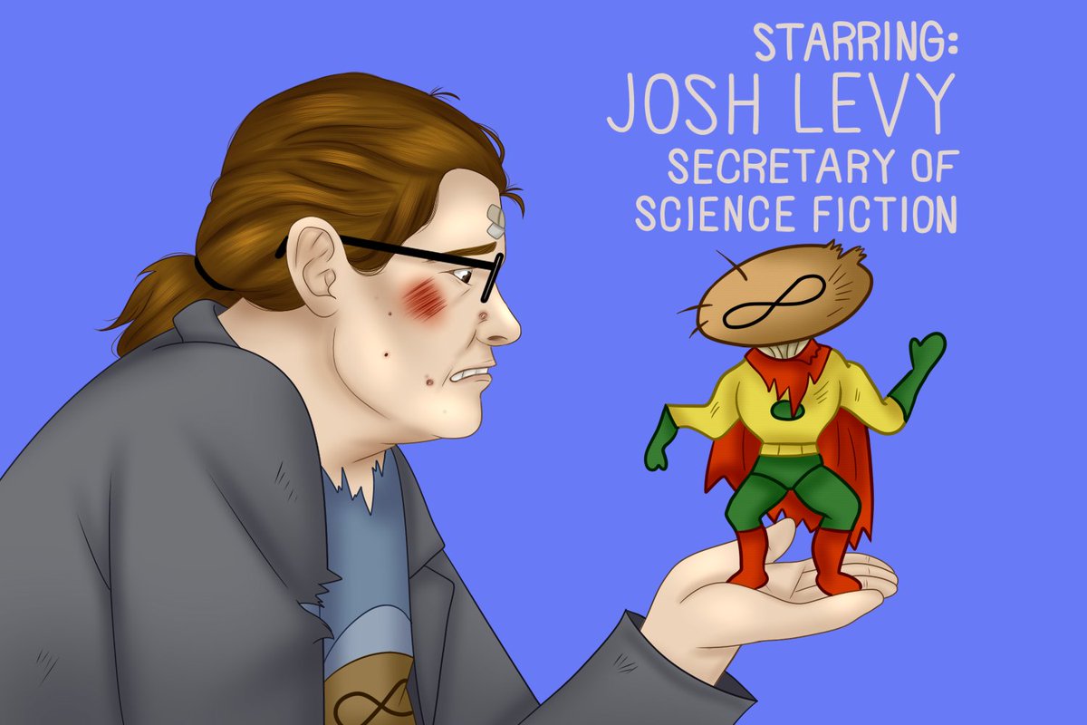 Josh's secretary image redrawn by me! This completes my recreation of all four! #eltingvilleclub #theeltingvilleclub #joshlevy