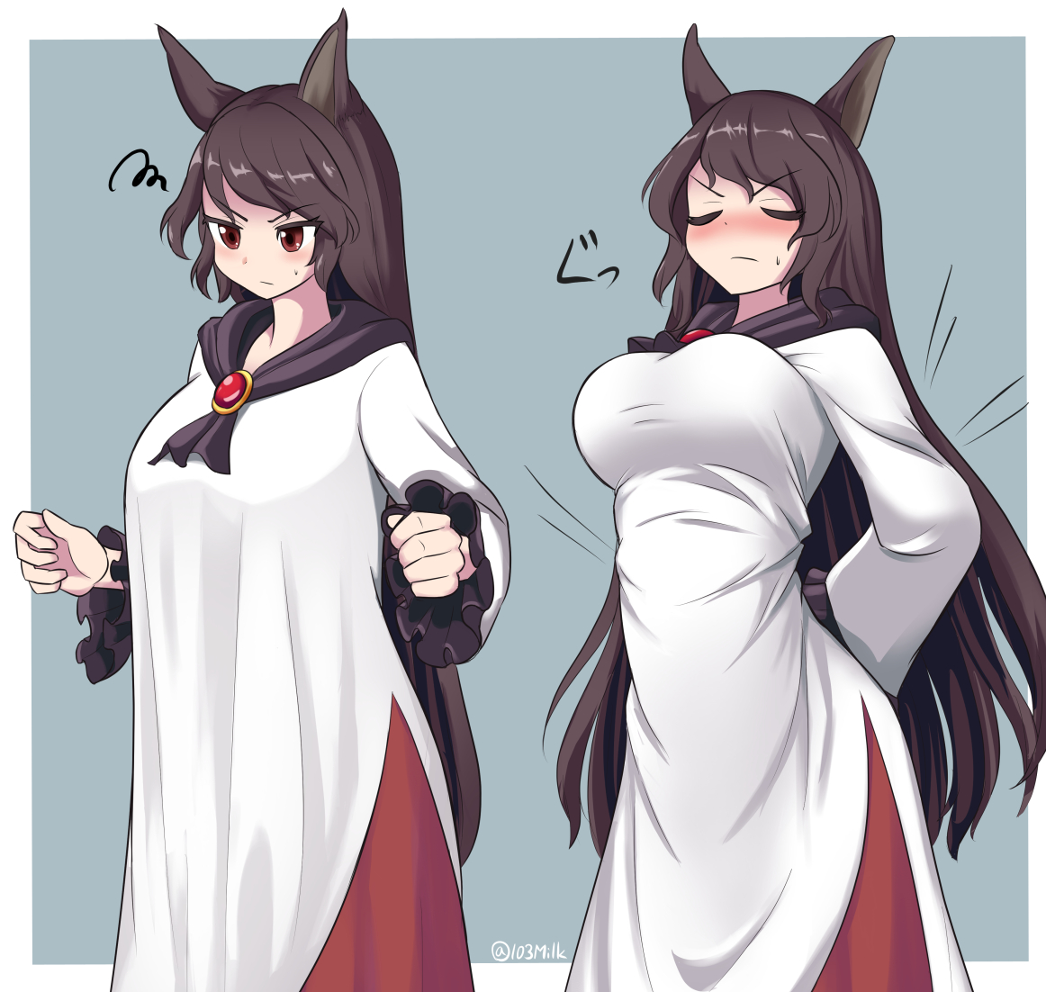 103Milk's tweet image. 個人的に気に入ってる再掲影狼さん