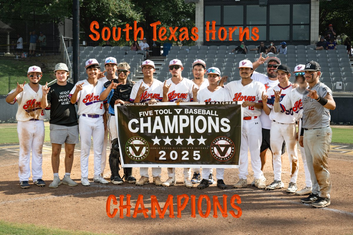Congrats to those boys from South Texas on winning the Five Tool Championship!