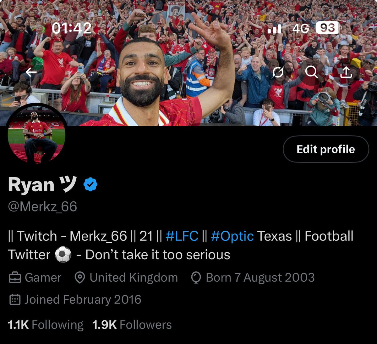 Merkz_66's tweet image. Hit 1.9k followers yesterday and now closing in on 2k today. Thank you reds!