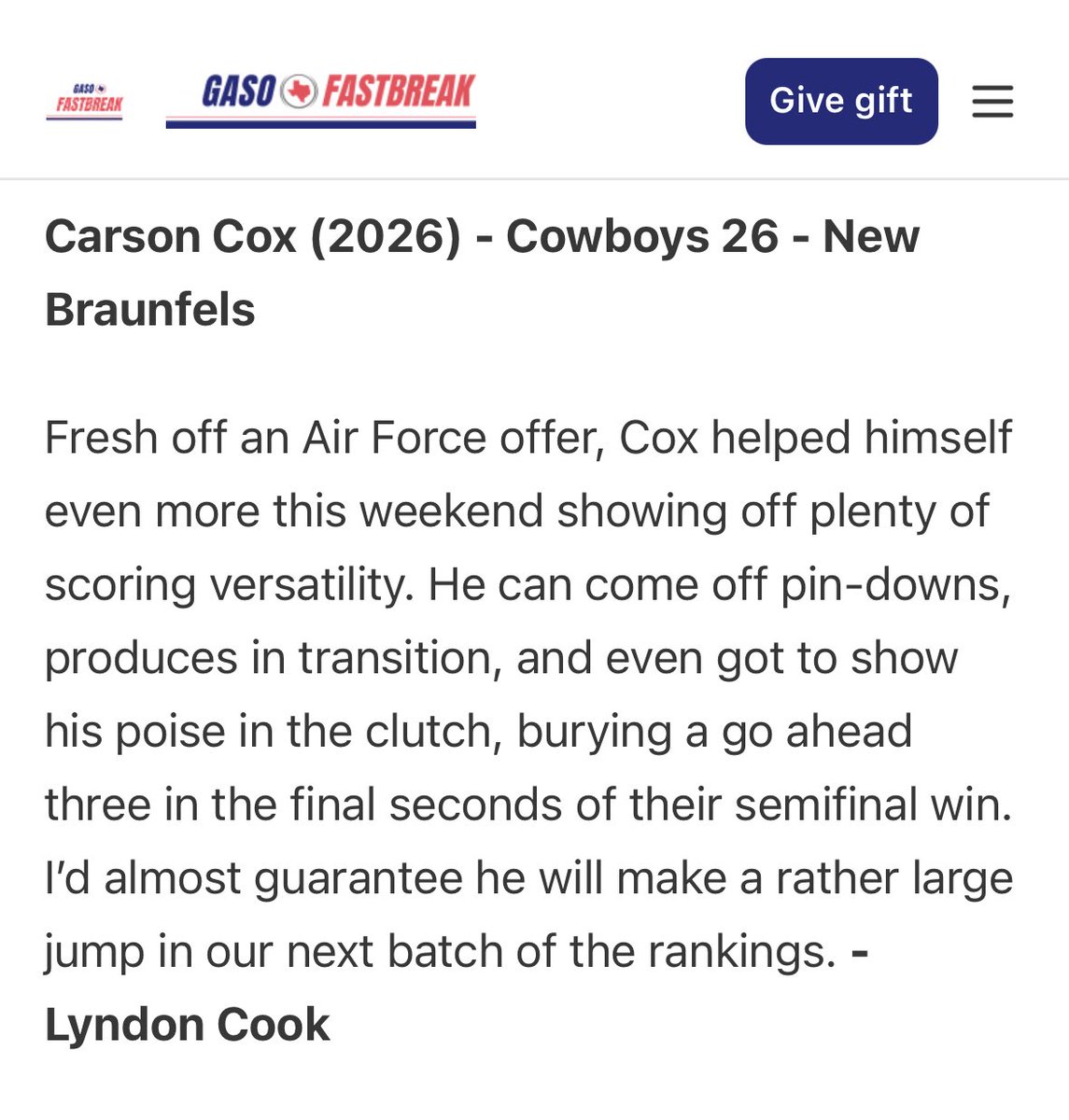 Cowboys Basketball (@cowboys_mbb) on Twitter photo <a href="/TexasHoopsGASO/">TexasHoops/GASO 🔗</a> Live Period Recap !
#CowboysBasketball🏀
<a href="/WillFranklin23/">William Franklin</a> <a href="/Carson_Cox2026/">Carson Cox</a>
<a href="/GASOTim/">Tim Littlefield</a>
<a href="/GASOLyndon/">Lyndon Cook 🔗</a> <a href="/TexasHoopsGASO/">TexasHoops/GASO 🔗</a> Live Period Recap !
#CowboysBasketball🏀
<a href="/WillFranklin23/">William Franklin</a> <a href="/Carson_Cox2026/">Carson Cox</a>
<a href="/GASOTim/">Tim Littlefield</a>
<a href="/GASOLyndon/">Lyndon Cook 🔗</a>