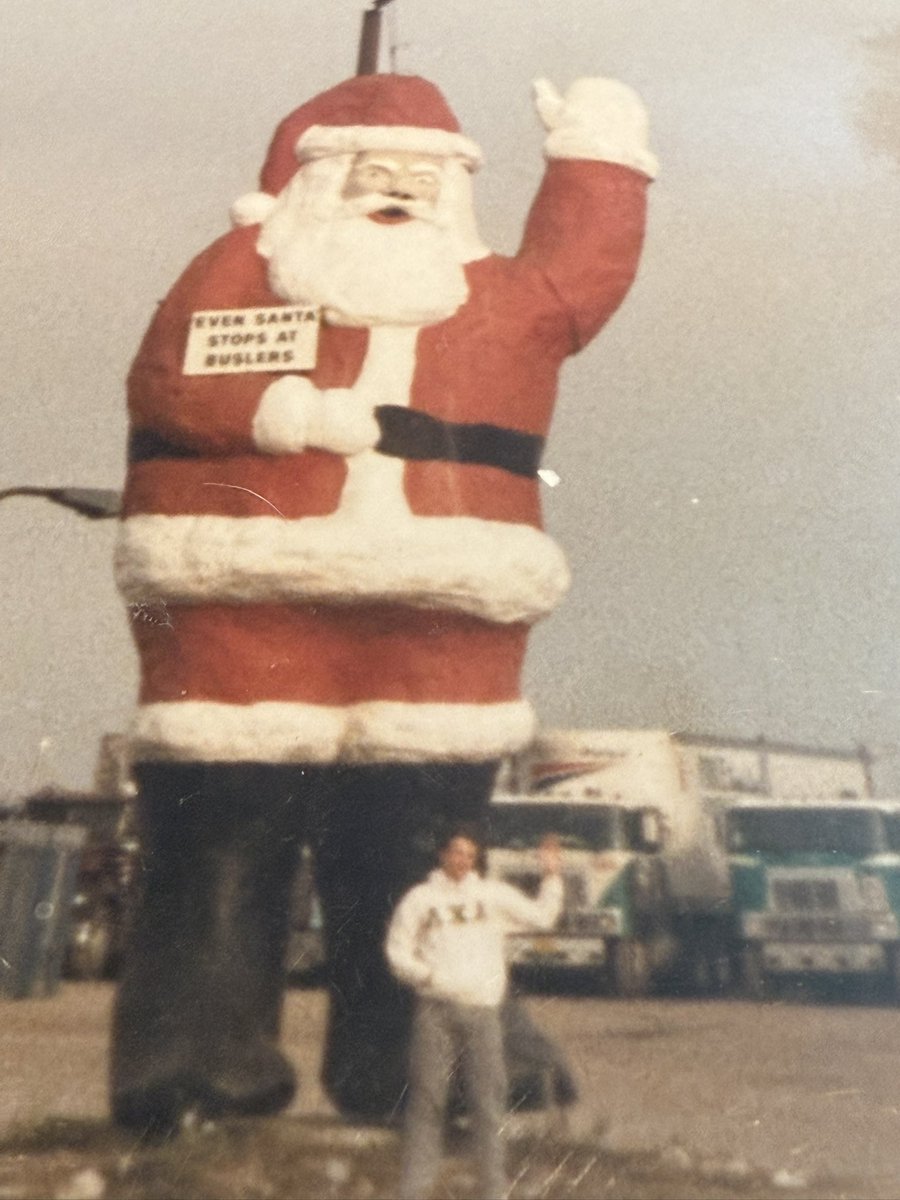 UnhipsterThe's tweet image. Yours truly near Santa Claus Indiana. 1985