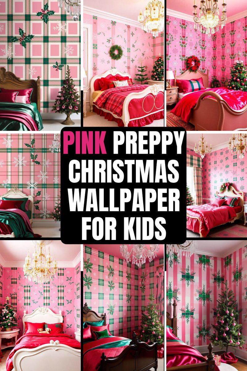 besuitedhome's tweet image. Festive Kids’ Rooms: Pink Preppy Christmas Wallpaper. 
Pink preppy Christmas wallpaper adds a joyful vibe to kids’ spaces! Soft pink &amp;amp; holiday motifs shine. 
Explore it: besuitedhome.com/21-pink-wallpa… #ChristmasDecor #KidsInterior #PinkDecor