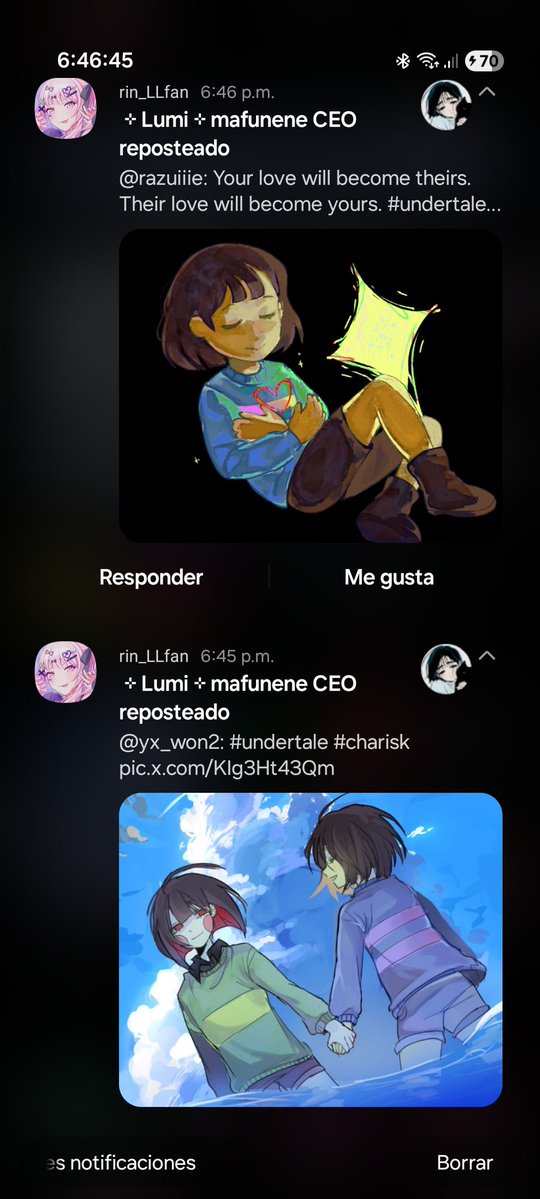 rin_LLfan's tweet image. Average undertale/deltarune fan (based)