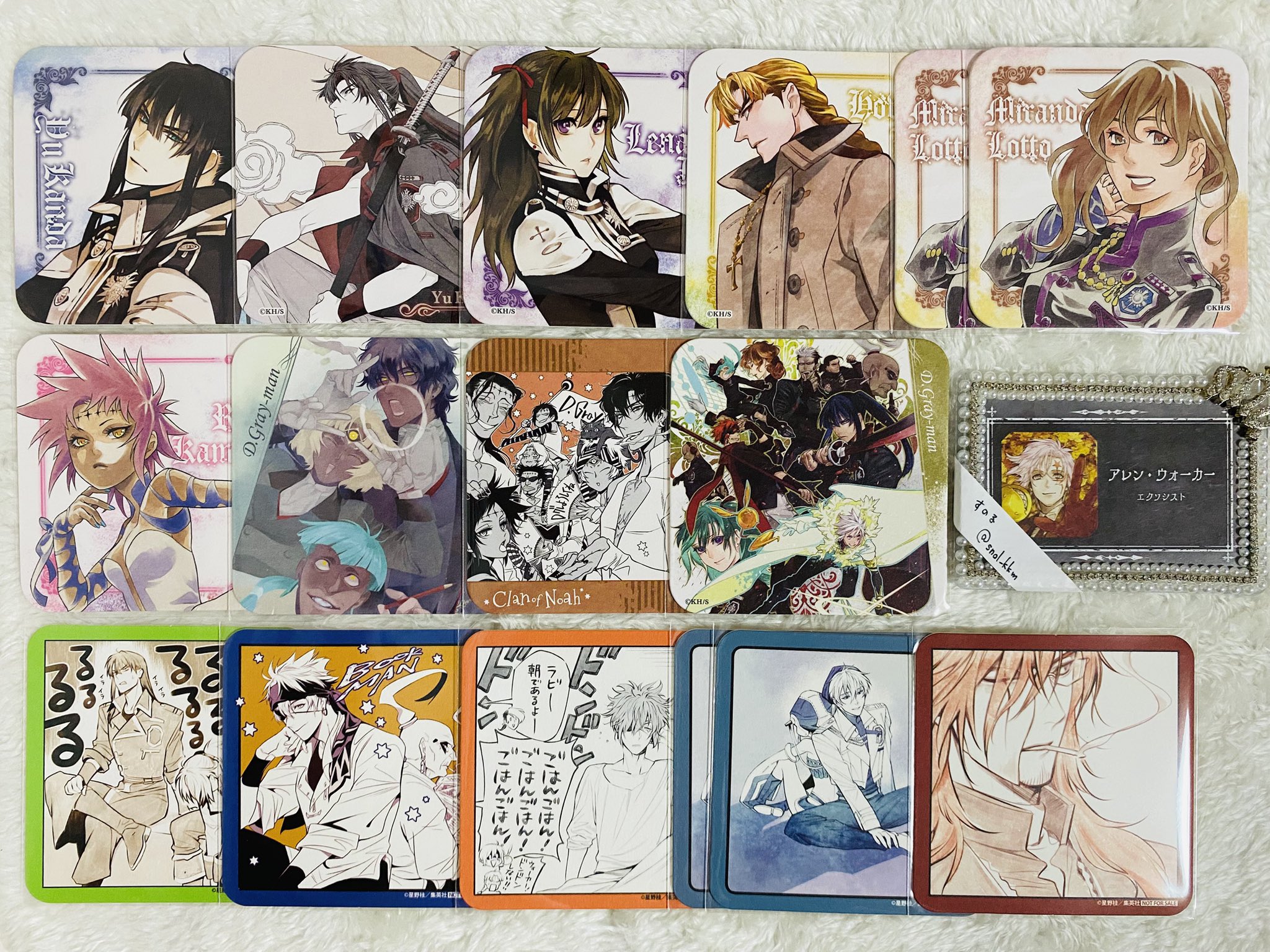 【D.Gray-man】ブロマイド、コースター⇔コンプセット【Dグレカフェ】 D.Gray-man】ブロマイド、コースター⇔コンプセット【D
