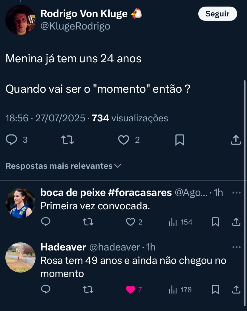 Limite_Volei's tweet image. Tem horas que impossível não rir 😅

Os comentário ahahaha