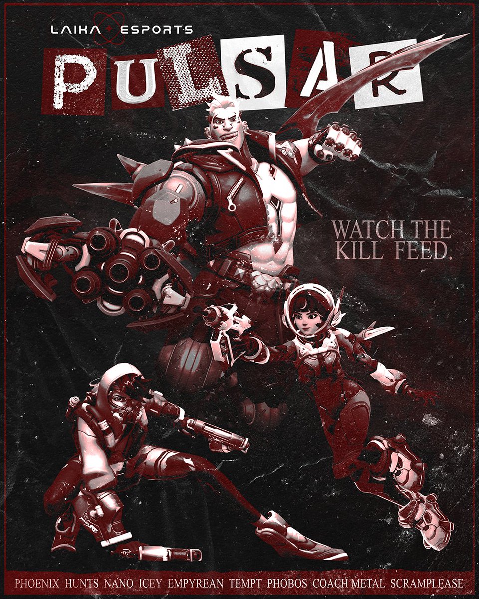 Pulsars inbound! Destination acquired: FACEIT League Season 6. 💢

★ <a href="/phoenixkagura/">joji</a> 
★ <a href="/Hunttsmen1/">Hunttsmen</a> 
✧ <a href="/IIceyy33_/">Icey</a> 
✧ <a href="/NanoBN/">Nano BN</a> 
⊹ <a href="/Empyrexn/">Empyrean</a> 
⊹ <a href="/not_tempt/">TemptMeNot</a> 
⊹ <a href="/phobos_ow/">phobos</a> 

#LaikaEsports | #LaikaPulsar ❗️