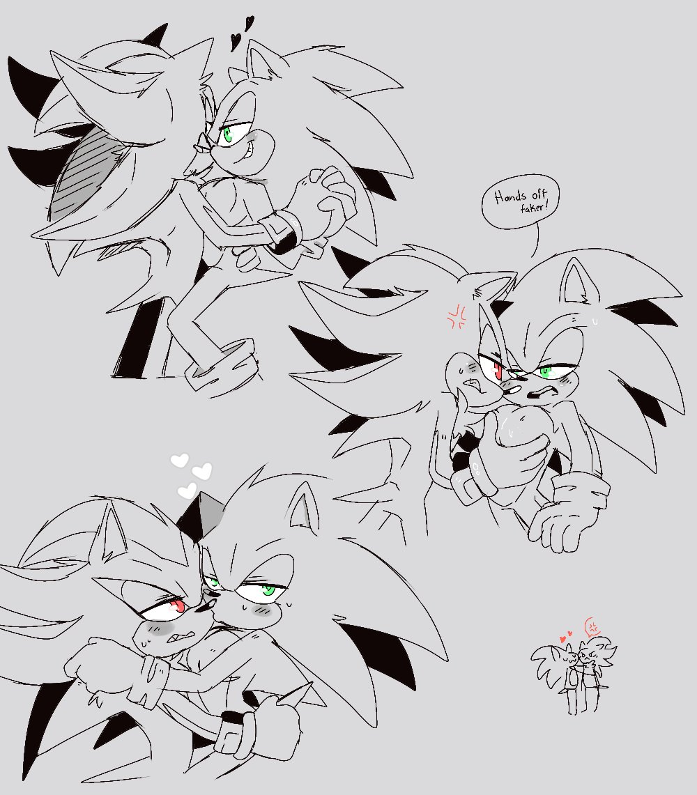 Vurrase's tweet image. Enemies to lovers fr🥰🥰💕💕 #SonicTheHedgehog #ShadowTheHedgehog #sonadow