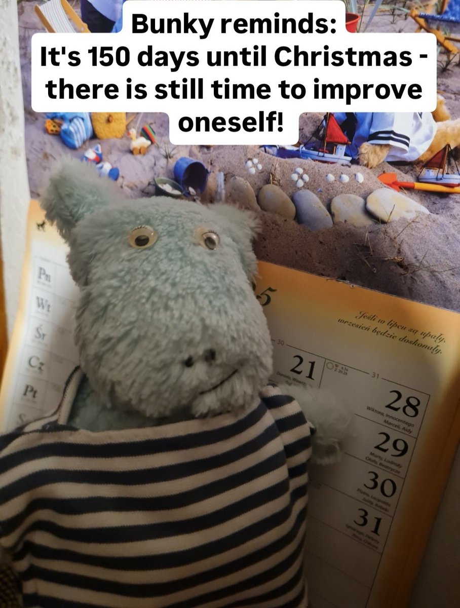 ATryniecka's tweet photo. #Bunky's message for the new week: ✨🦛🌞 https://t.co/O54leYi67M