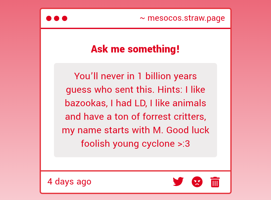 Mesocosmocyclne's tweet image. HM
UH
UHM