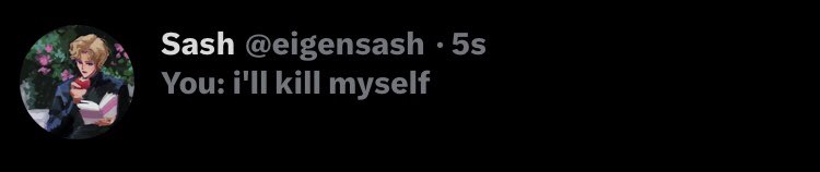 sansaelf's tweet image. i know he&apos;s so sick and tired of me