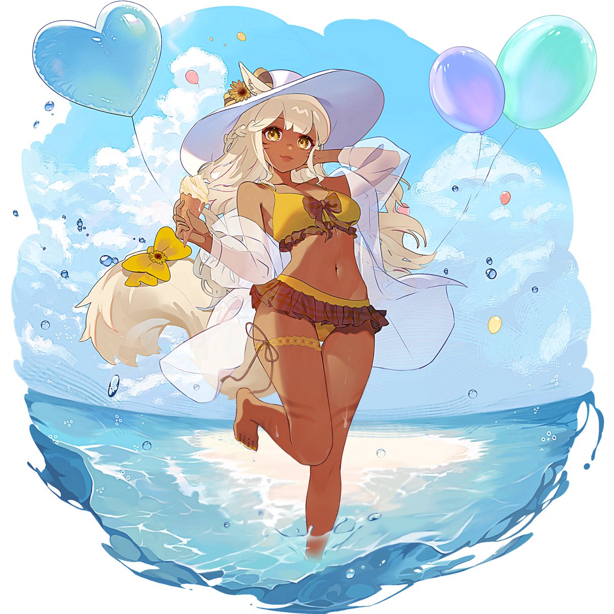 S0LSHlNE's tweet image. life’s a beach 🍦
🎨 cookieie