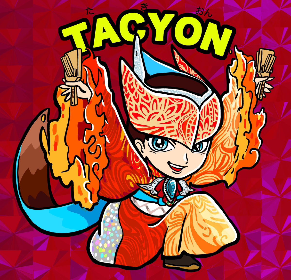 TACYON
2025

#よさこいビックリマンシール
#ファンアート
#TACYON