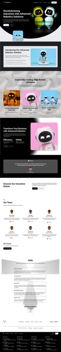 Teee_ui's tweet image. Completed the full TeeBot land page
How much much you charge for this?