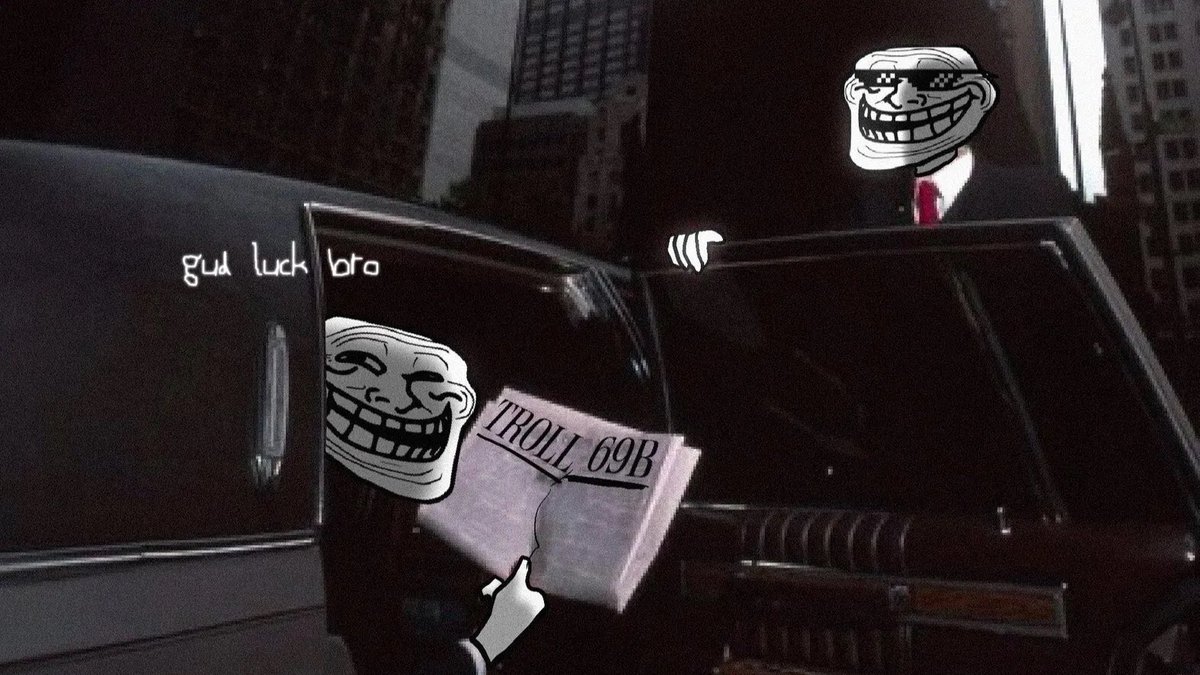 dr_racist's tweet image. Bought a lot of $troll over the last month cause I knew it was a top 4 meme (with $doge $Pepe and $Giga)
I bought because the meme, NOT the community… now seeing the community this coin has I’ve raised my target by 10x
Can’t spell trillions without troll