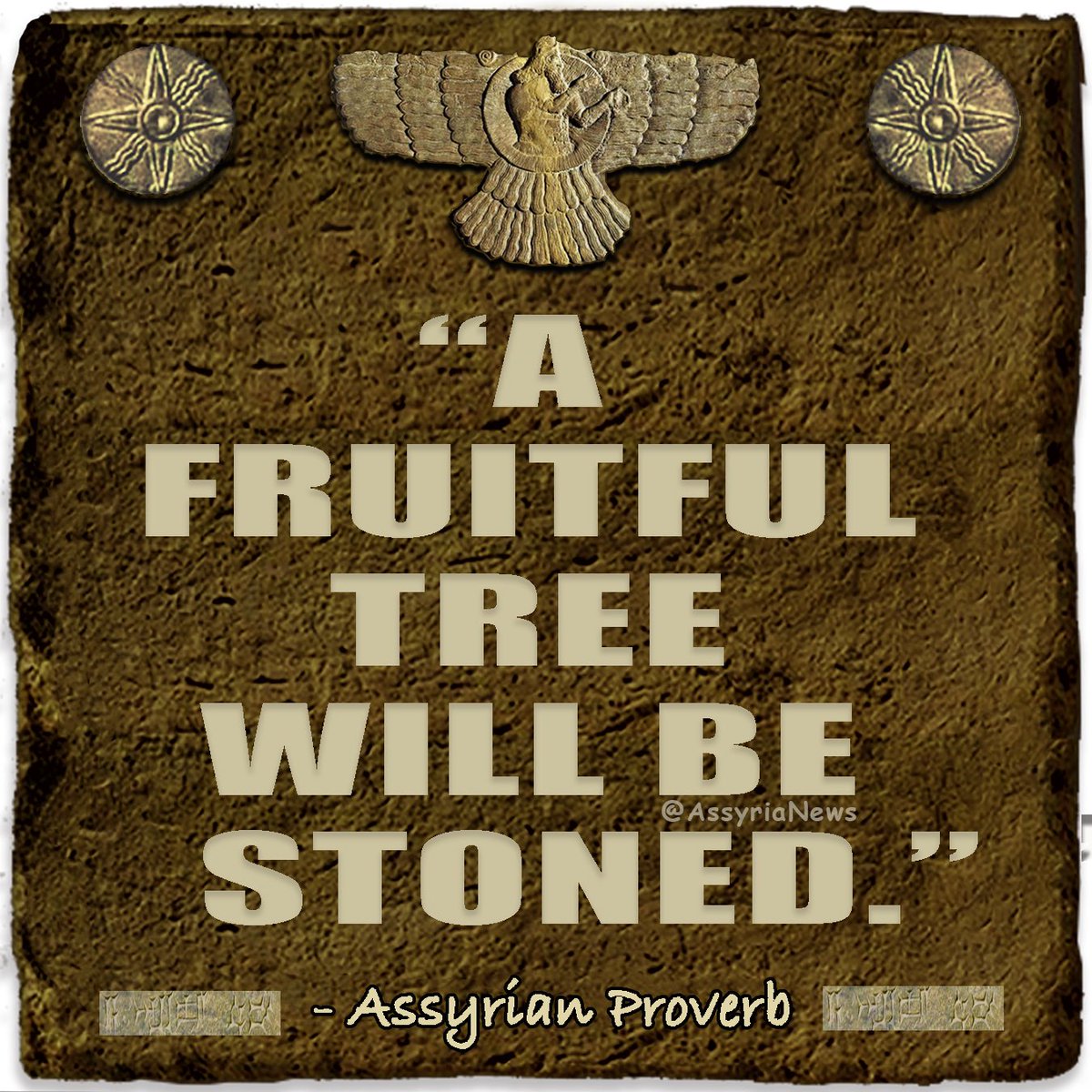 TodayAssyria's tweet image. Assyrian Proverb
#AssyrianProverb #Proverb #Assyrian #quote #wisdom #assyrianews #assyrianquote #assyrianwisdom #saying #assyriansaying