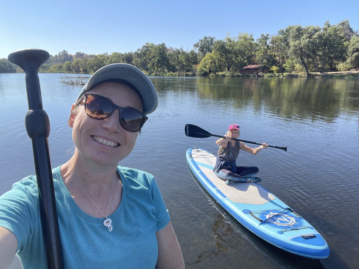 Beautiful morning for a paddle on Lake Solano