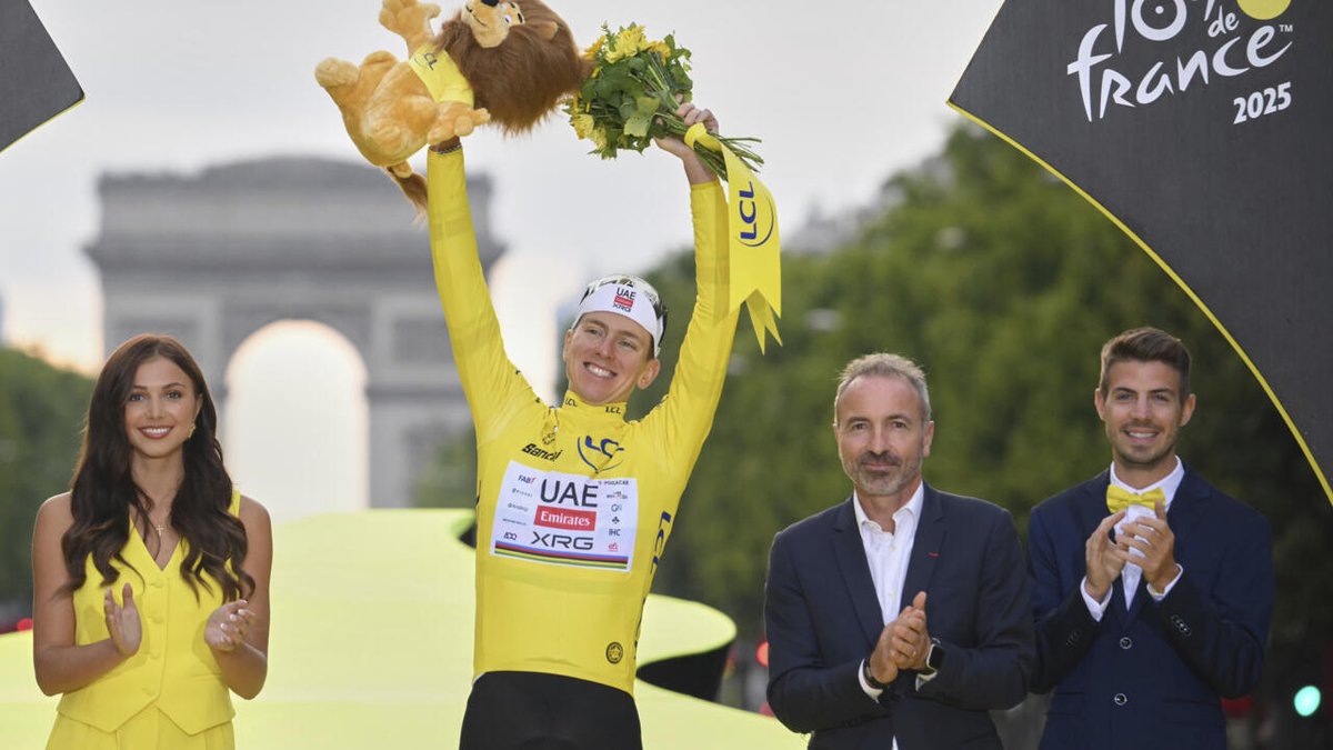 RFI_Es's tweet image. Tadej Pogacar se corona por cuarta vez campeón del Tour de Francia rfi.my/BsT0.x