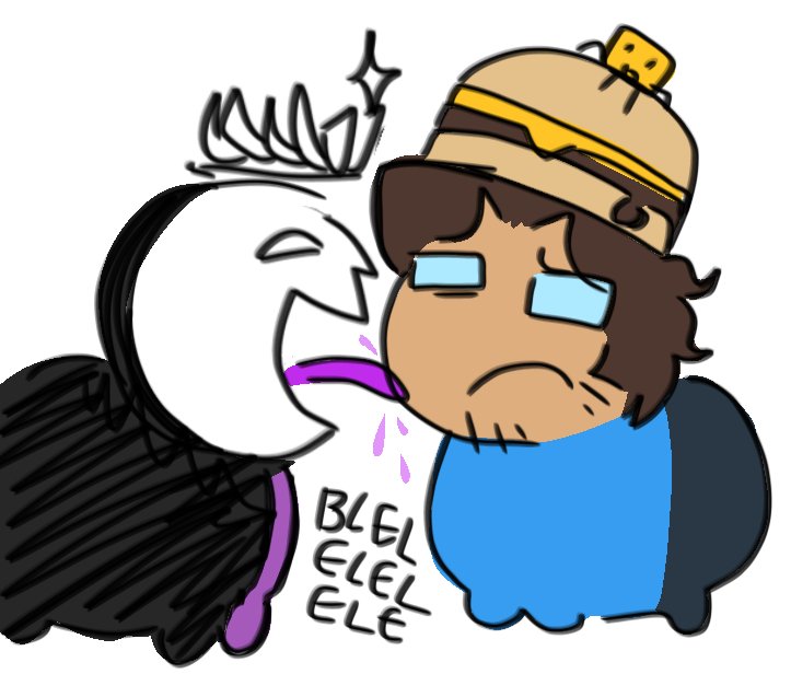 p000000rp's tweet image. this is Noli licking 007n7 and he is mildly perturbed by it