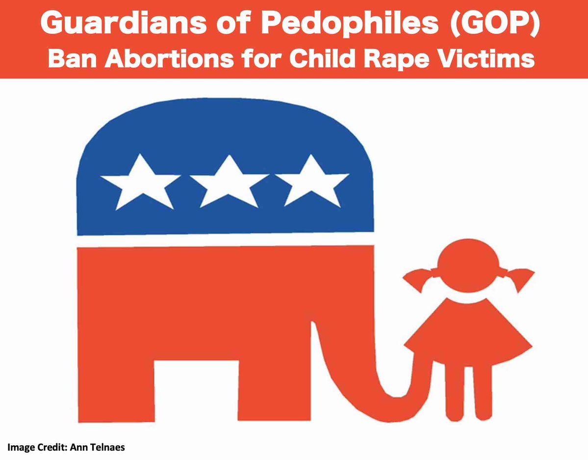 TheDemLabs's tweet image. Guardians Of Pedophiles (GOP) ban abortions for child rape victims
thedemlabs.org/2025/07/27/gua…
#guardiansofpedophiles @cardon_brian @ELBY73410335 @GailWaldby @DemsKeys @DemCastUSA @infogram @ArcGISStoryMaps