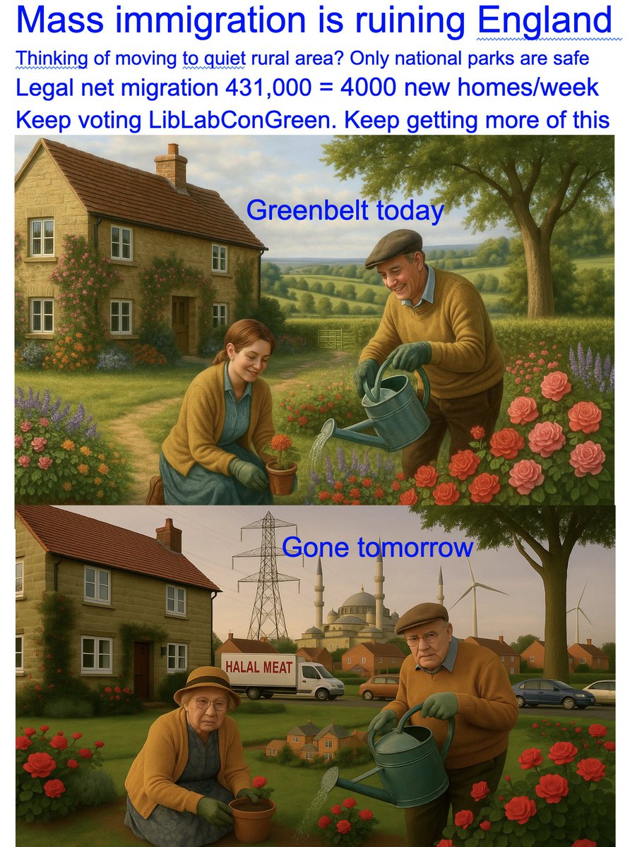 🇬🇧Goodbye Greenbelt Due to Mass Immigration🇬🇧 tweet media