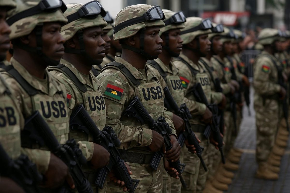 honourablechuk's tweet image. There's nothing like #ESN in Biafra'land.
What we have is #BIAFRA LIBERATION ARMY AND #BIAFRA POLICE for now.