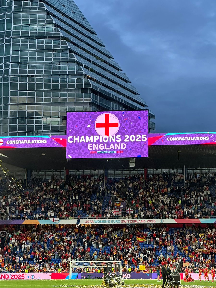 STFCfoundation's tweet image. It’s amazing to see 3 of our talented ETC players who have travelled out to Switzerland 🇨🇭to cheer on the @Lionesses 🏴🏆⚽️.
What a lifetime memory being there to see England become back to back European Champions!! 🎉
The @Lionesses continue to be fantastic role models to all…