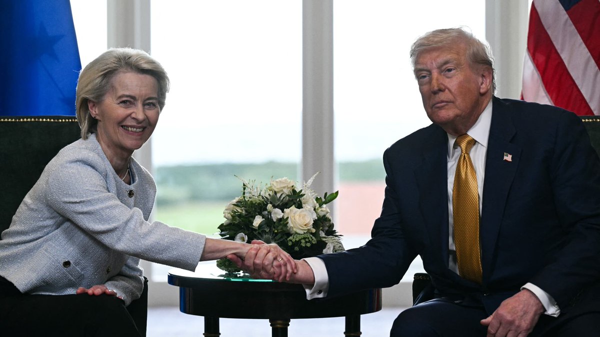 BFMTV's tweet photo. "Une honte", "un fiasco politique": les oppositions dĂ©noncent l'accord sur les droits de douane entre l'UE et les Ătats-Unis
https://t.co/4m4v2BI0sa https://t.co/IOtb3pZH3Y