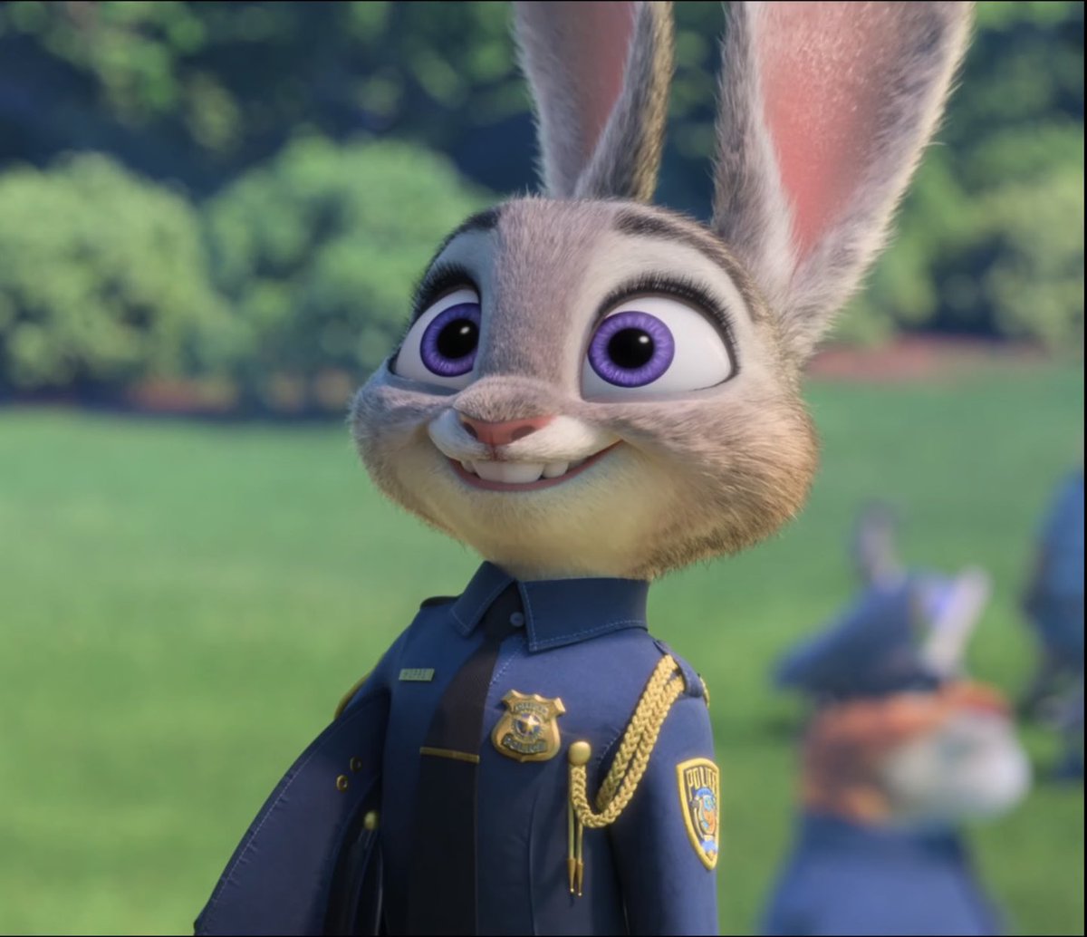 DailyJudyB's tweet image. That iconic bunny smile #zootopia #judyhopps