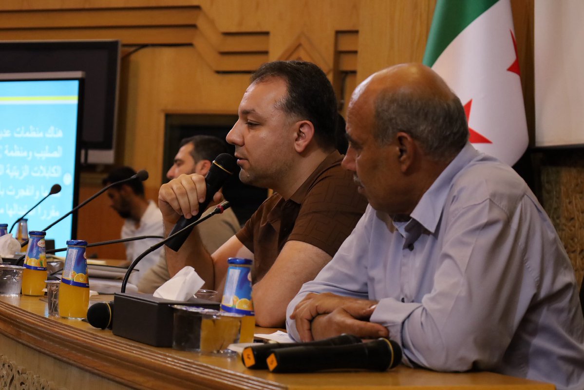 AleppoGov1's tweet image. محافظة حلب تنظم ورشة عمل حول واقع وتحديات مياه الشرب بمشاركة محلية ودولية
المزيد من التفاصيل على الفيسبوك:
facebook.com/share/p/19pcCM…
#محافظة_حلب