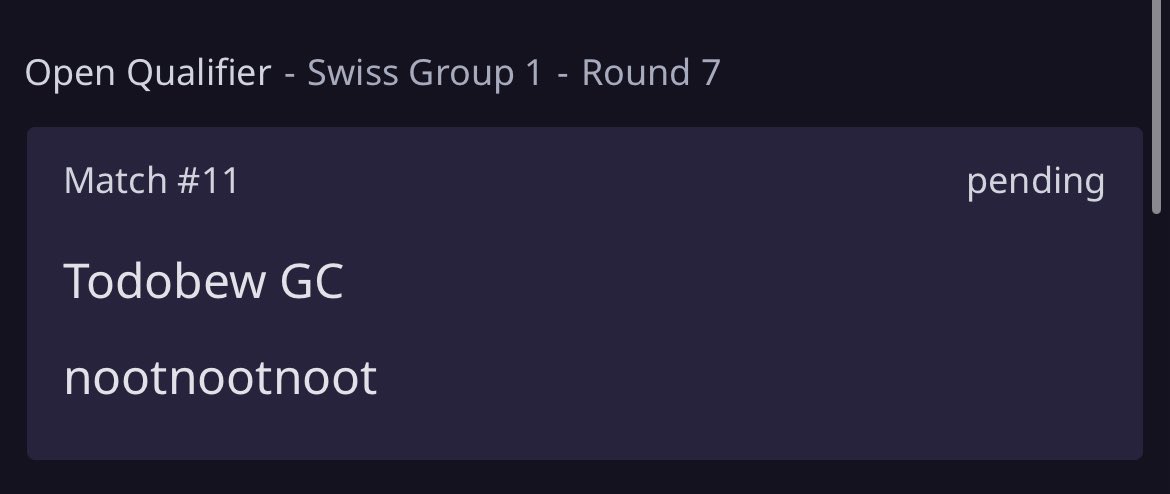TodobewEsport's tweet image. Dernier BO ! The last dance 🕺
🆚NootNootNoot (mix)
GL à nos joueuses ! 🤙